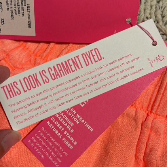 NWT Lilly Pulitzer Lilo Linen Short - Picture 7 of 11
